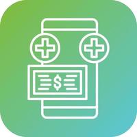 Prepaid Top Up Vector Icon Style