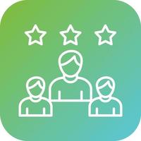 Audience Feedback Vector Icon Style