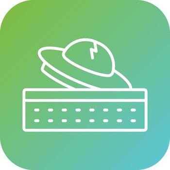 Spaceship Crash Vector Icon Style