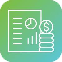 Balance Sheet Vector Icon Style