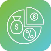 Dividends Vector Icon Style