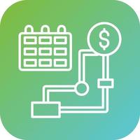 Investment Plan Vector Icon Style