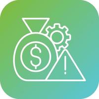 Risk Management Vector Icon Style