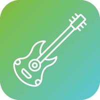 Guitar Vector Icon Style