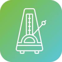 Metronome Vector Icon Style