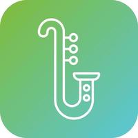 Saxophone Vector Icon Style