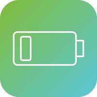Low Battery Vector Icon Style