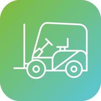 Fork Lift Vector Icon Style