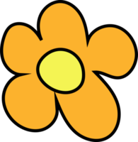 bloem ontwerp illustratie geïsoleerd Aan transparant achtergrond png
