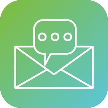 Message Vector Icon Style