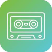 Cassette Vector Icon Style