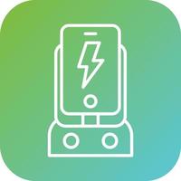 Charging Stand Vector Icon Style