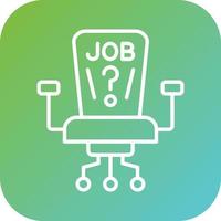 Job Vacancy Vector Icon Style