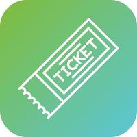 Get Ticket Vector Icon Style