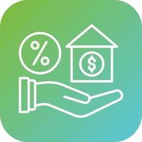 Home Loan Vector Icon Style