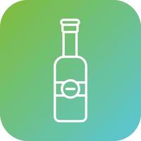 Beer Bottles Vector Icon Style