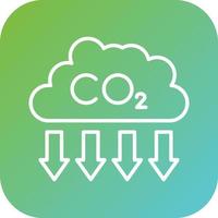 co2 extracción vector icono estilo