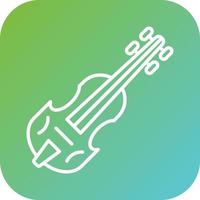 Violin Vector Icon Style