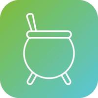 Cauldron Vector Icon Style