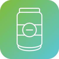 Beer Can I Vector Icon Style