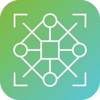 Pattern Recognition Vector Icon Style