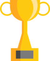 trophy design illustration isolated on transparent background png