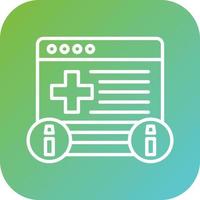 Health Information Vector Icon Style