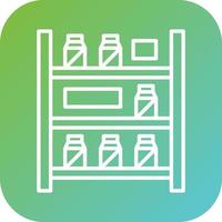 On Shelf Availability Vector Icon Style