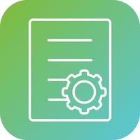 Documents Management Vector Icon Style