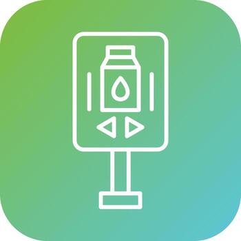 interactivo monitor vector icono estilo