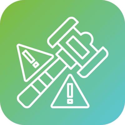 Mock Auction Vector Icon Style