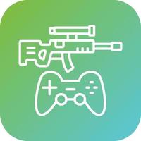 Action Game Vector Icon Style