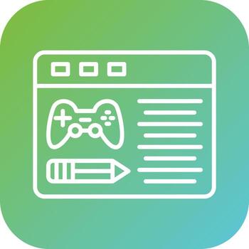 Game Script Vector Icon Style
