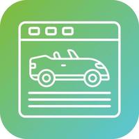 Racing Game Vector Icon Style