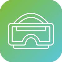 VR Glasses Vector Icon Style