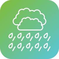 Rain Vector Icon Style