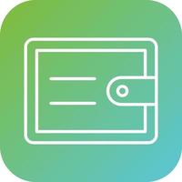 Wallet Vector Icon Style