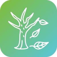Fallen Leaf Vector Icon Style