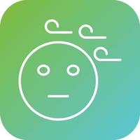 Wind Face Vector Icon Style