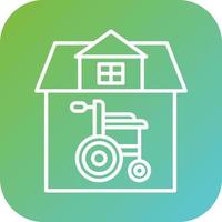 Hospice Vector Icon Style