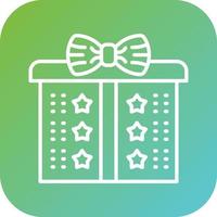 Gift Box Vector Icon Style