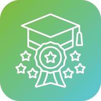 Scholarship Vector Icon Style