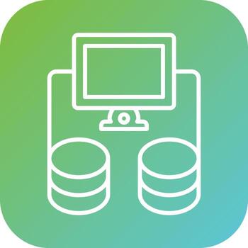 Database Vector Icon Style