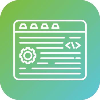 Programming Vector Icon Style
