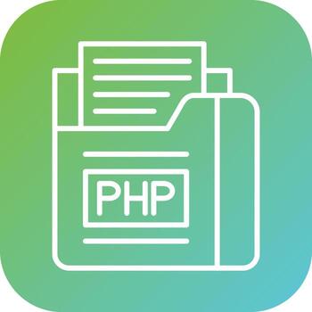 Php File Vector Icon Style