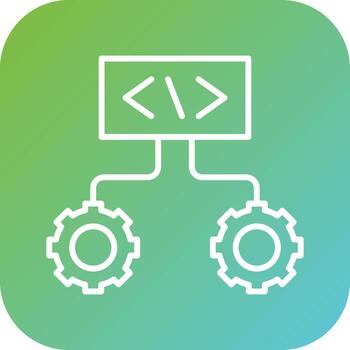 Code Setting Vector Icon Style