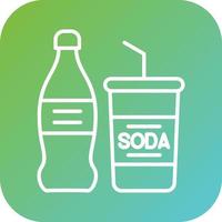 soda vector icono estilo