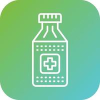 Pills Bottle Vector Icon Style