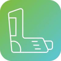 Inhaler Vector Icon Style