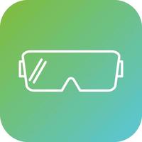 científico lentes vector icono estilo